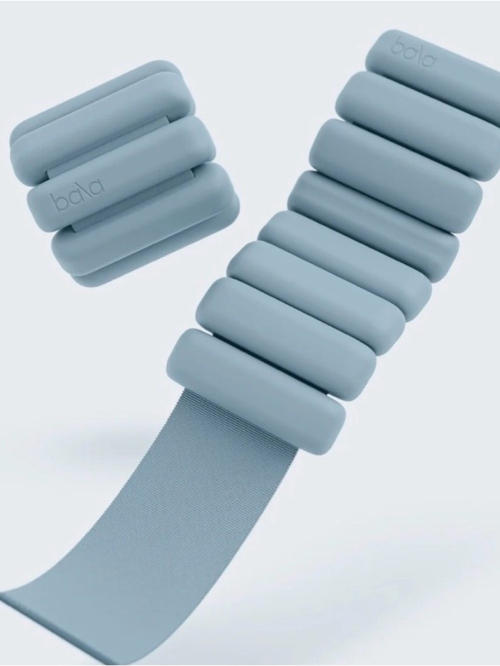 Bala Light Blue Wrist and Ankle Weights. 1/2 lb Each.